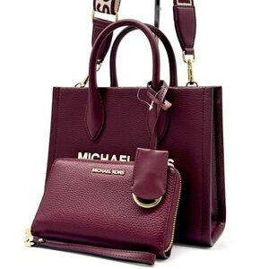 Michael Kors Mirella Small Logo Crossbody Bag & Matching Phone Case Wallet